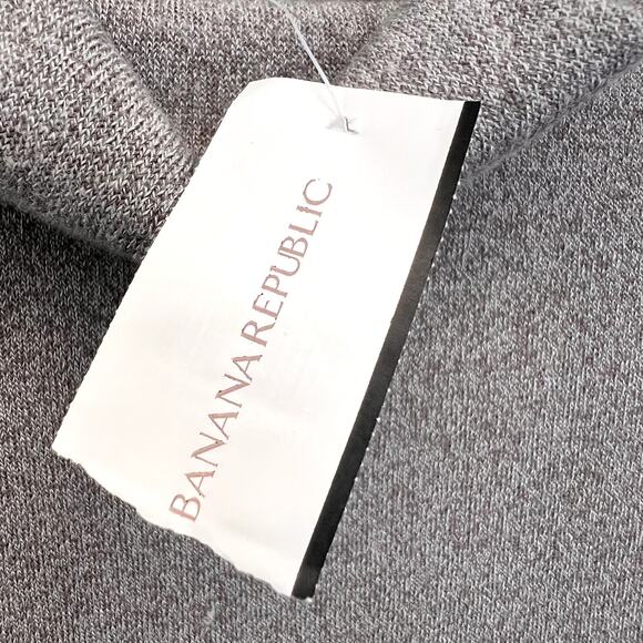 Banana Republic Turtleneck Sweater Dress Brown S Long Sleeves Soft Knit Chic - Picture 3 of 8